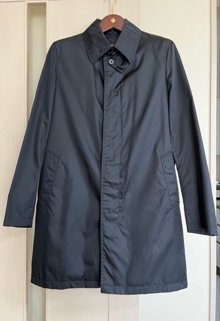 BARNEY'S NEW YORK ステンカラーコート 黒