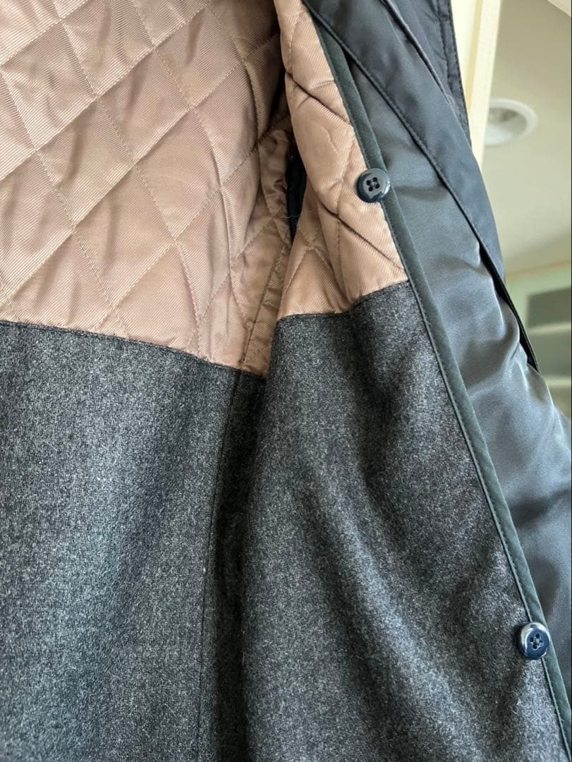 BARNEY'S NEW YORK ステンカラーコート 黒