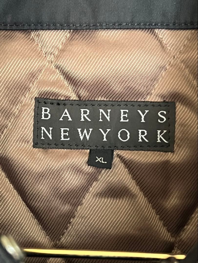 BARNEY'S NEW YORK ステンカラーコート 黒