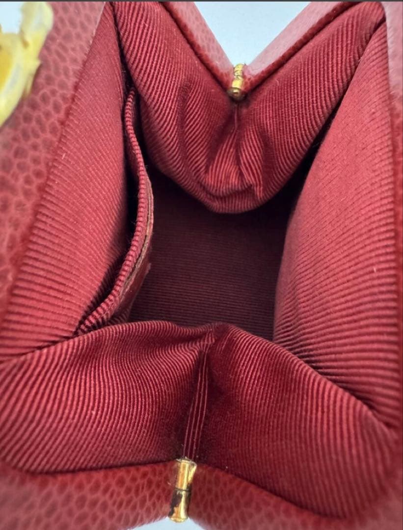 激レア❤️CHANEL❤️ヴィンテージ❤️ミニ財布❤️小銭入れ　レッド