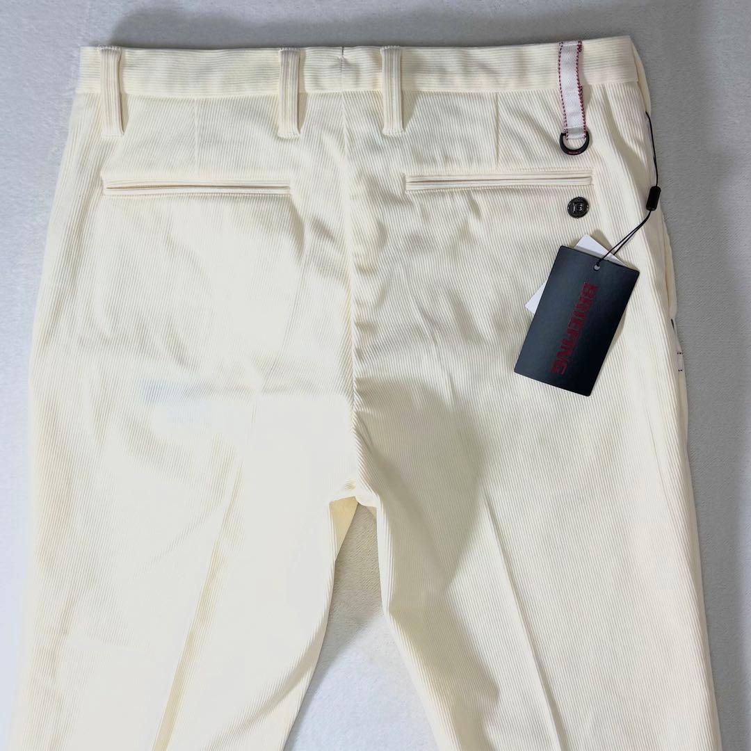 未使用品 BRIEFING ブリーフィング コーデュロイパンツ アイボリー M