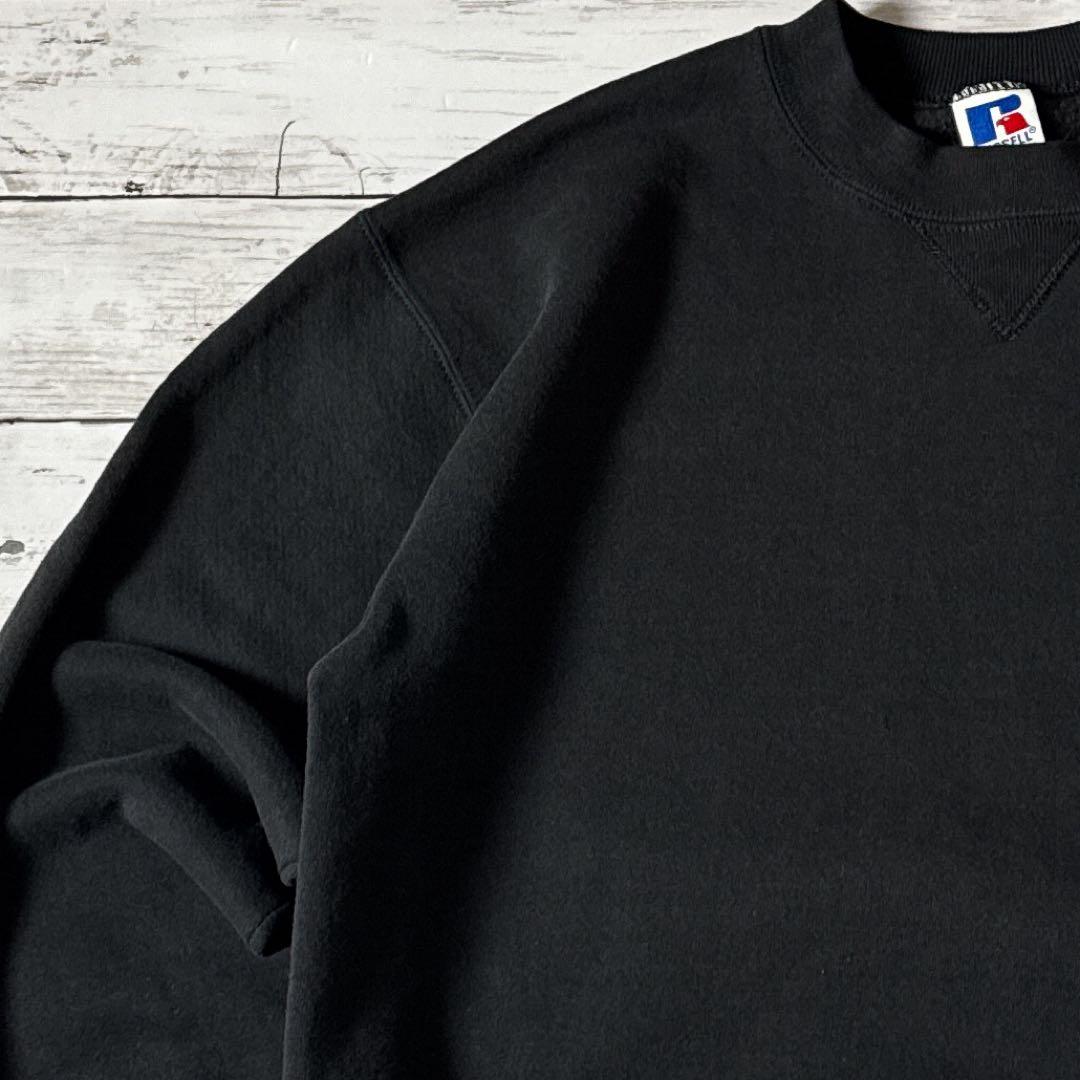 M*Y様 90s USA製 ラッセルアスレチック スウェット L ブラック 無地