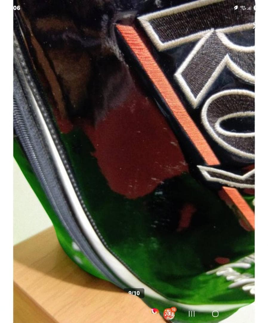 送料無料/美品 Armour　エナメル大型プロスタッフ用キャディバック