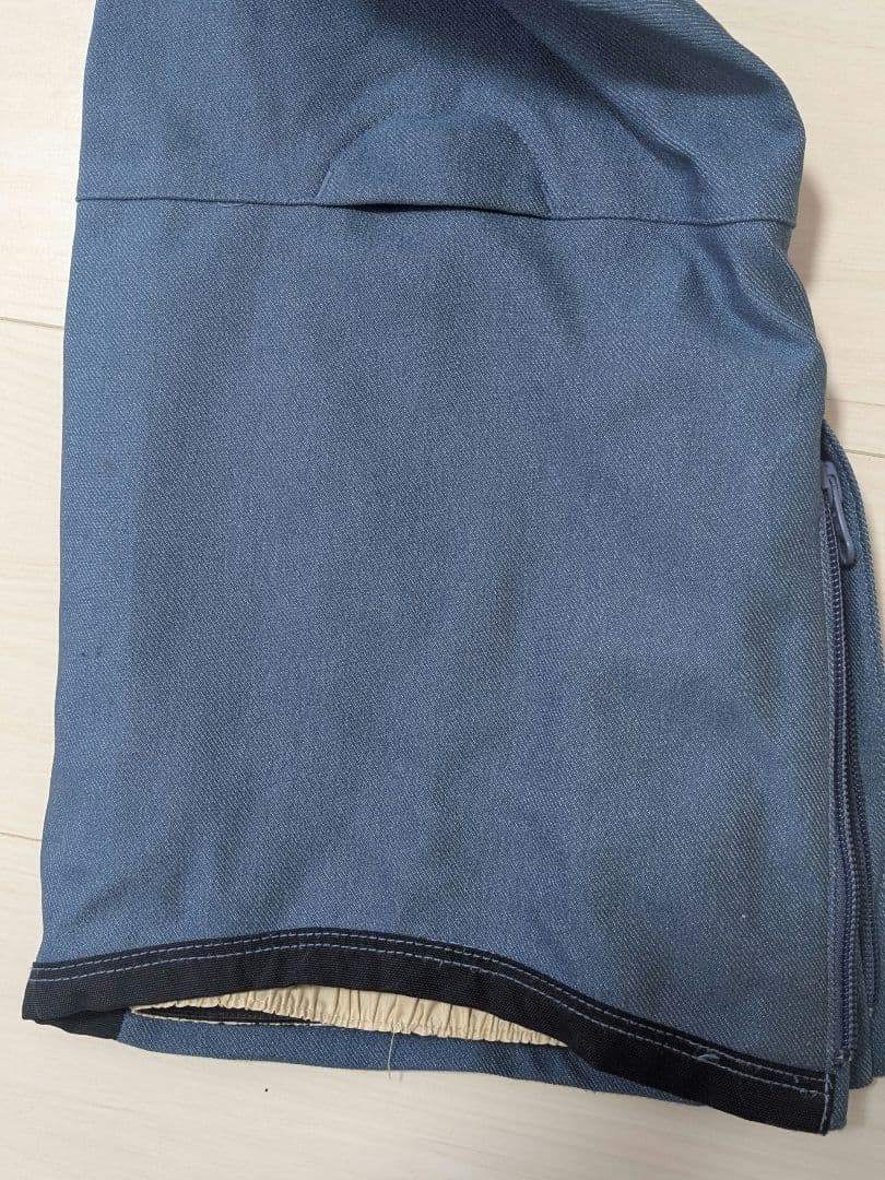 【極美品】BURTON ビブパンツ スノーボード ウェア デニム調 ブルー