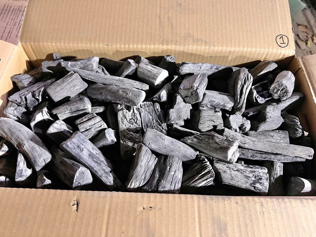 窯元直売！紀州備長炭［馬目並］15キロ①