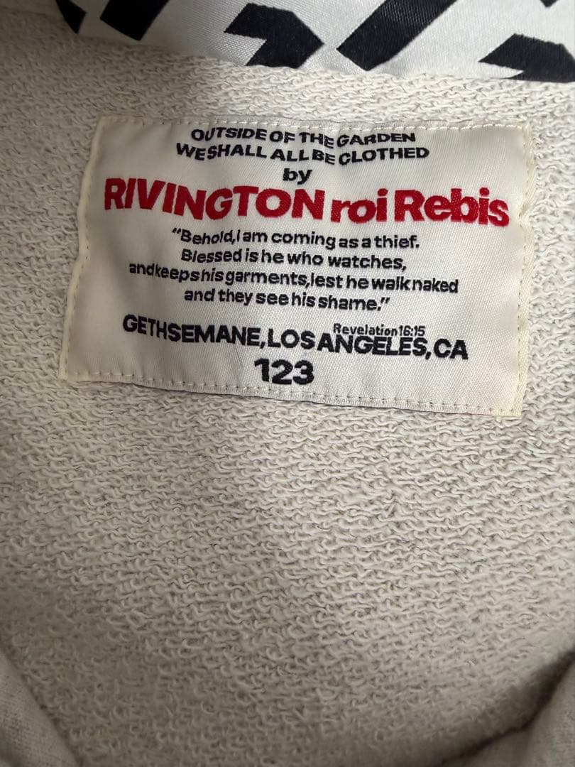 RRR123 ジップパーカー コムドットやまと着用 ニキ着用