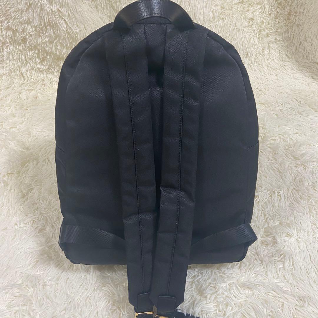 美品 LANVIN en Bleu トロカデロ リボンモチーフ ナイロンリュック