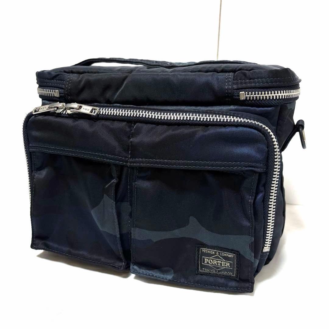 激レア✨極美品 ポーター タンカー カメラバッグ カモフラ ネイビー 吉田カバン