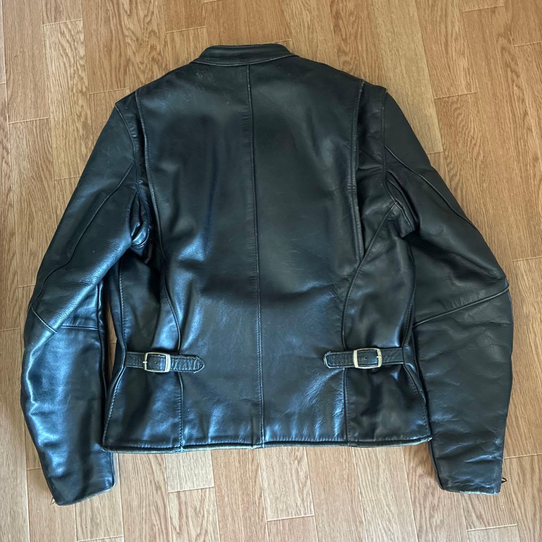 vanson leathers 40 ライダース レザージャケット 革ジャン - メルカリ