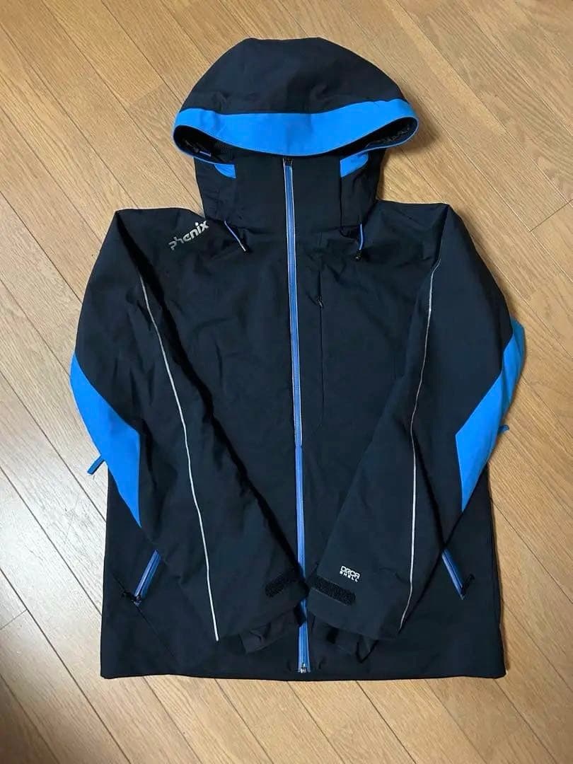 未使用 Phenix フェニックス スキーウェア ジャケット 黒/青 メンズM