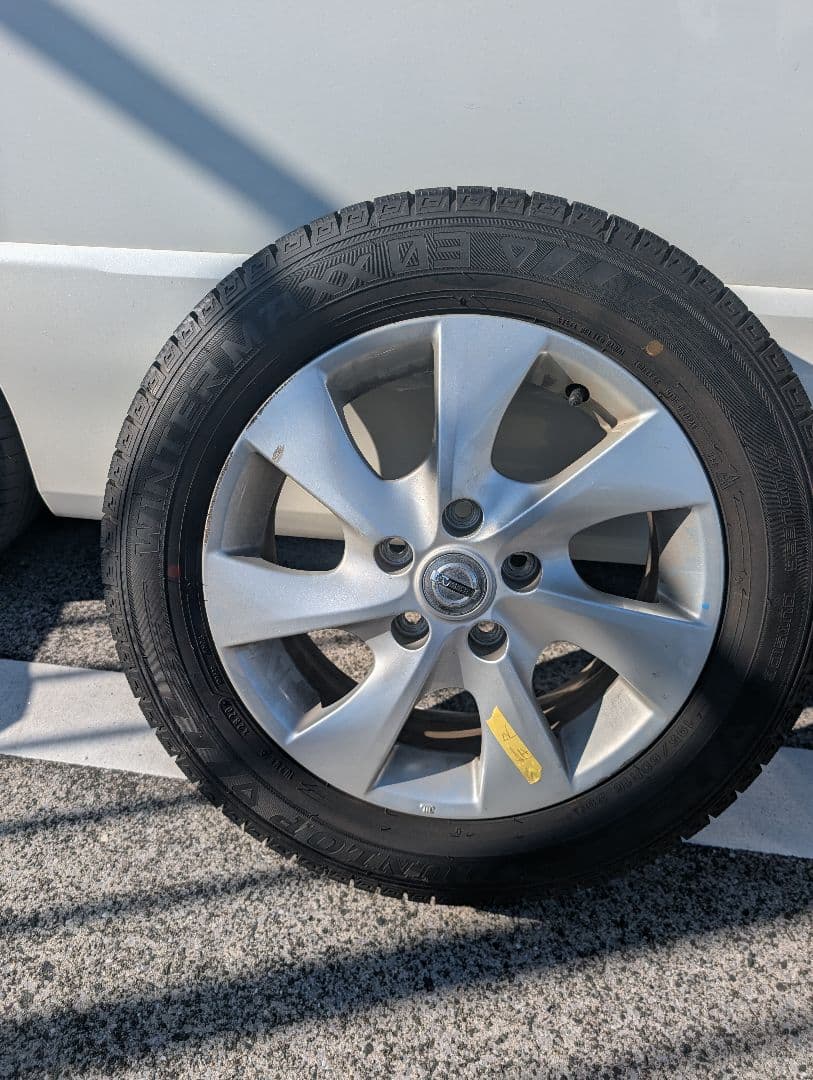 彩鯉！60/16スタッドレスタイヤ1本④ナット付き