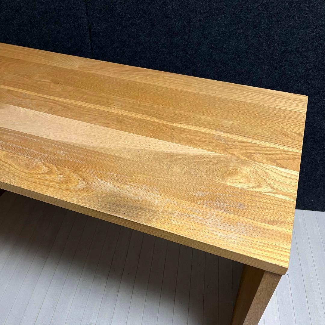 廃盤品　無印良品　MUJI 無垢材デスク　オーク材　学習机　コの字　事務机