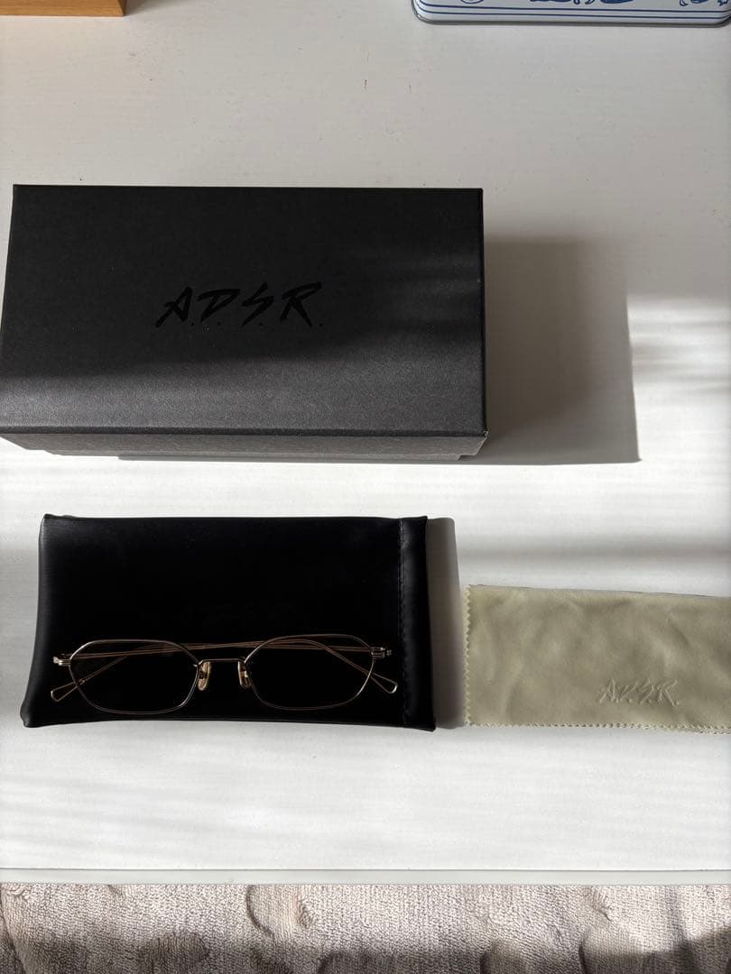 ADSR ゴールド オクタゴナル サングラス