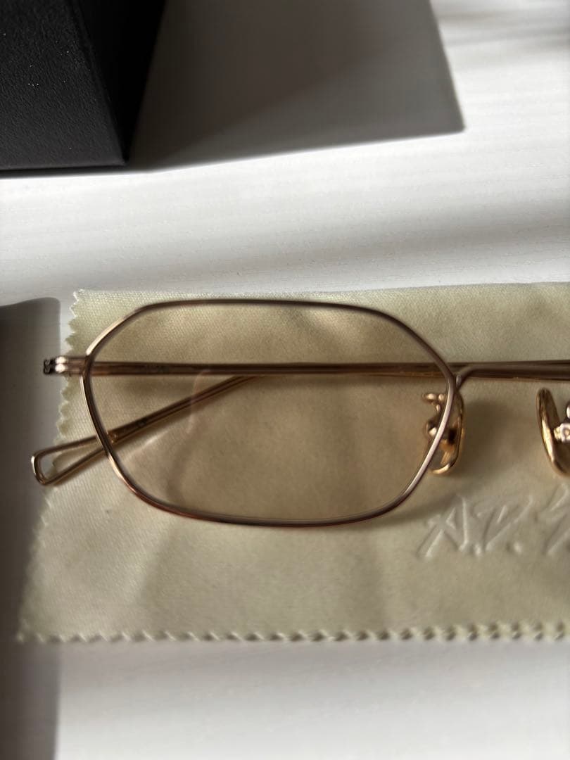 ADSR ゴールド オクタゴナル サングラス