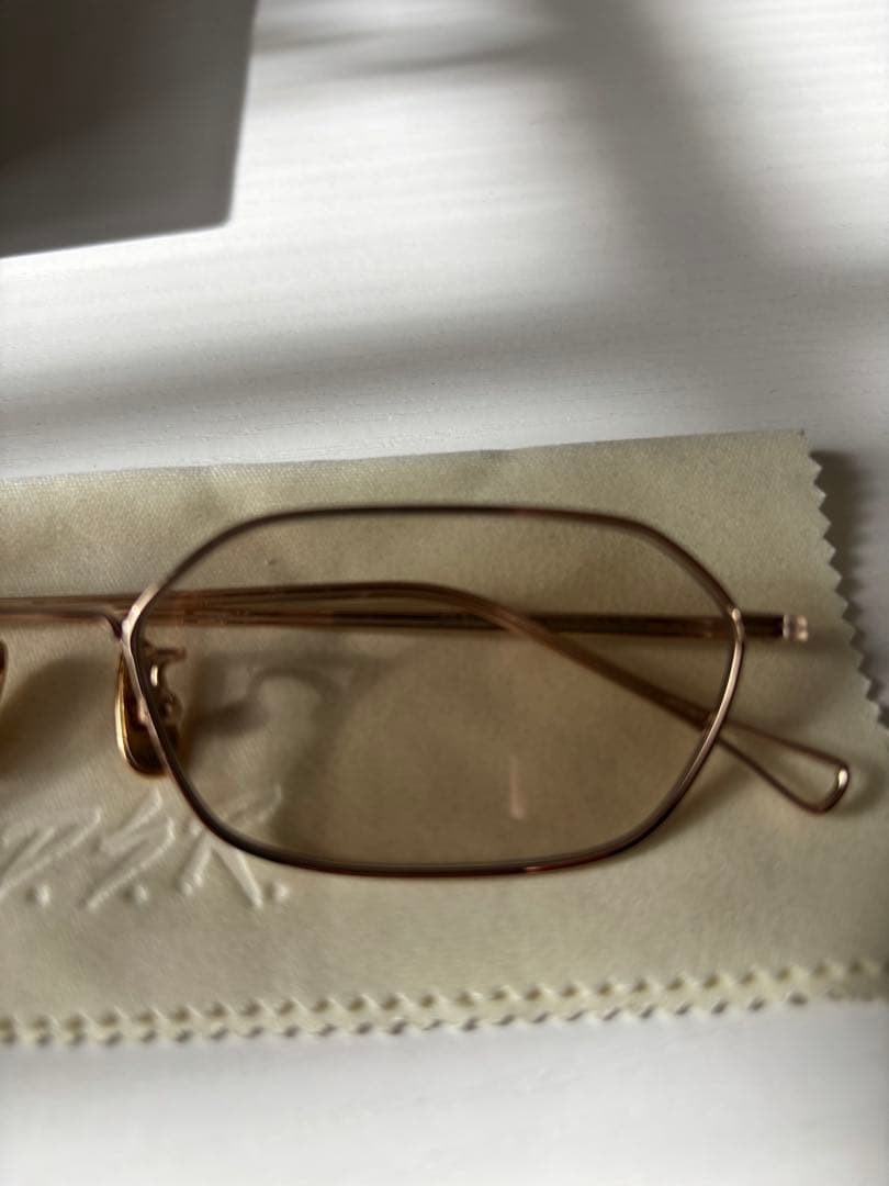 ADSR ゴールド オクタゴナル サングラス