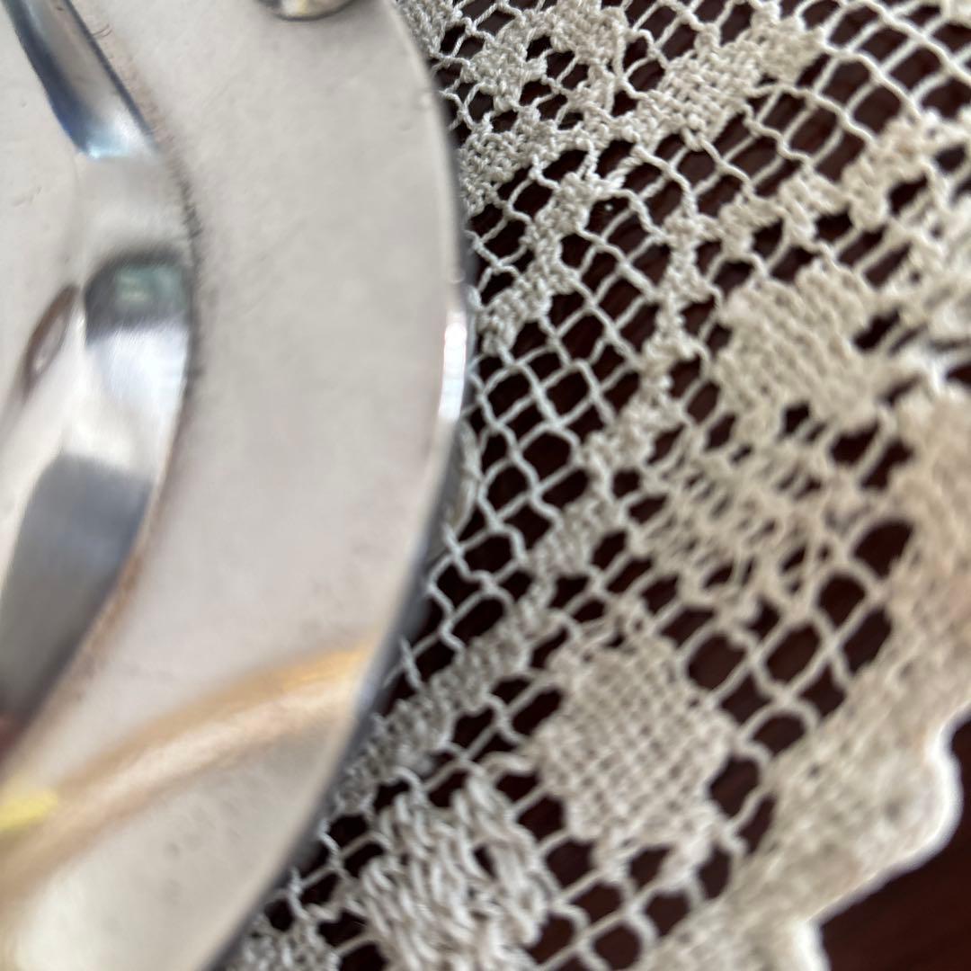 アンティーク／ヴィンテージ　サンドイッチトレー　シルバープレート