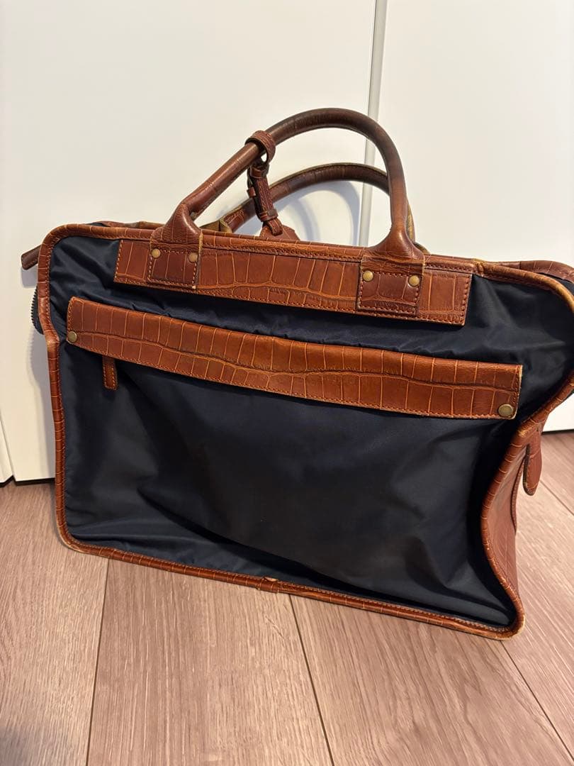 ハル！フェリージ　ビジネスバッグ　ネイビー✖️ブラウン