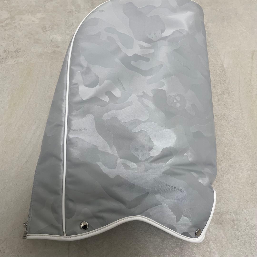 マークアンドロナ　キャディバッグ　カモフラージュ　ライトグレー　キャスター付き