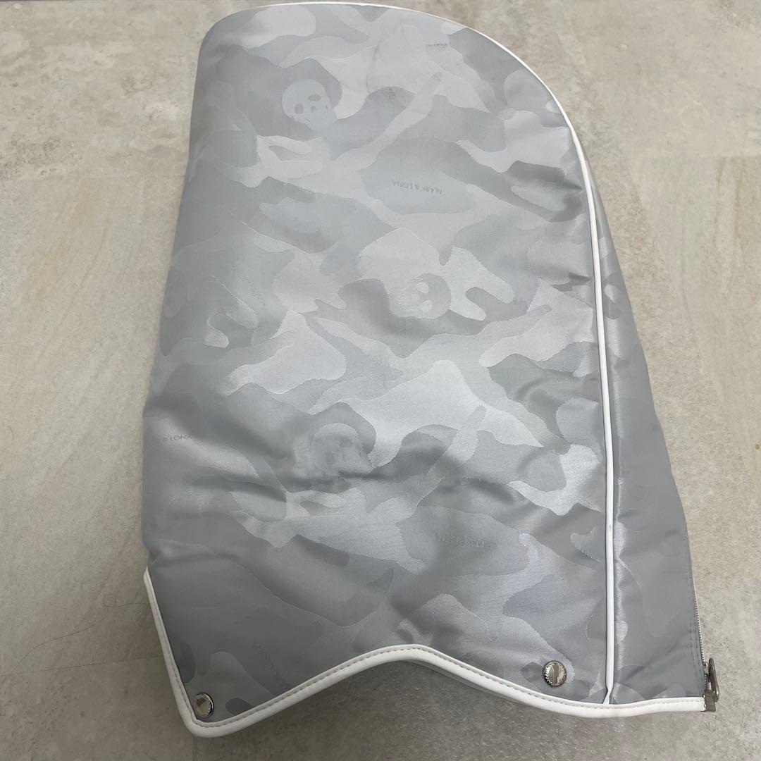 マークアンドロナ　キャディバッグ　カモフラージュ　ライトグレー　キャスター付き