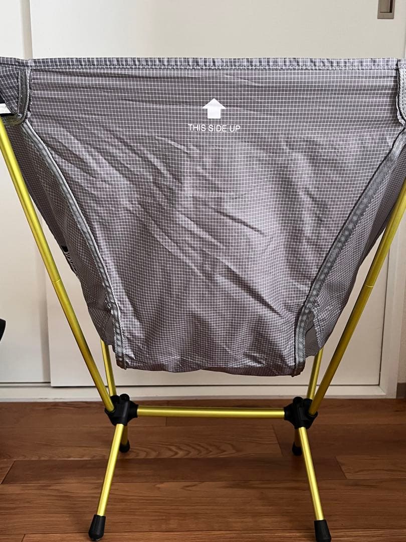 Helinox チェアゼロ アウトドアチェア グレー・チェック柄