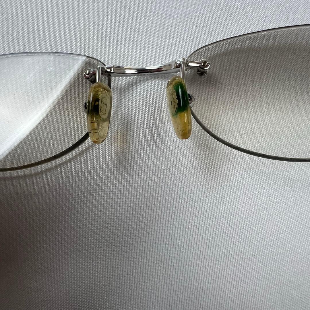 小物 Christian Dior rimless oval sunglasses