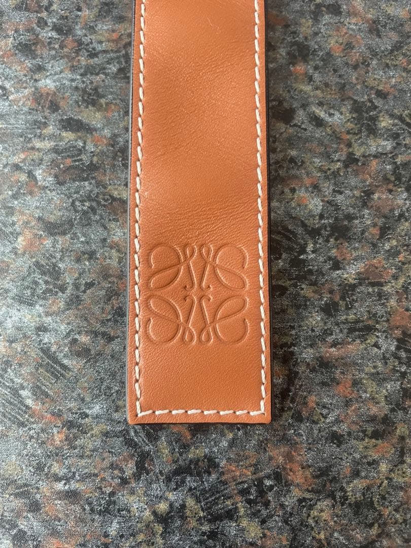 LOEWE スラップブレスレット スモール タン