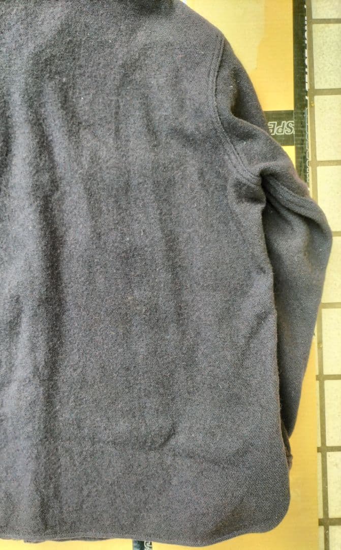 70s USA製 Woolrich ウールリッチ CPO シャツ XL NAVY