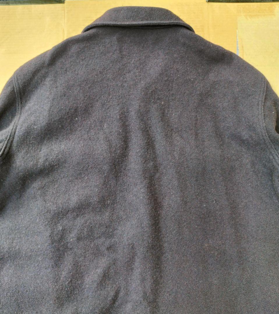 70s USA製 Woolrich ウールリッチ CPO シャツ XL NAVY