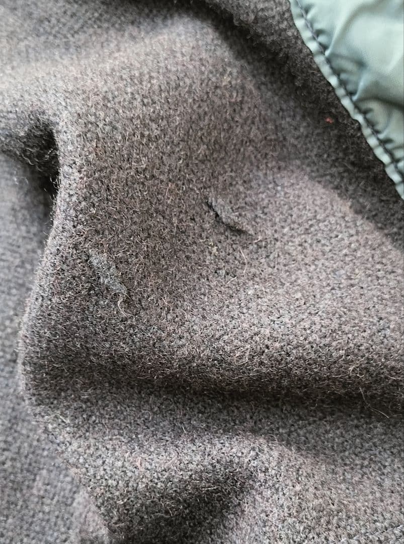 70s USA製 Woolrich ウールリッチ CPO シャツ XL NAVY