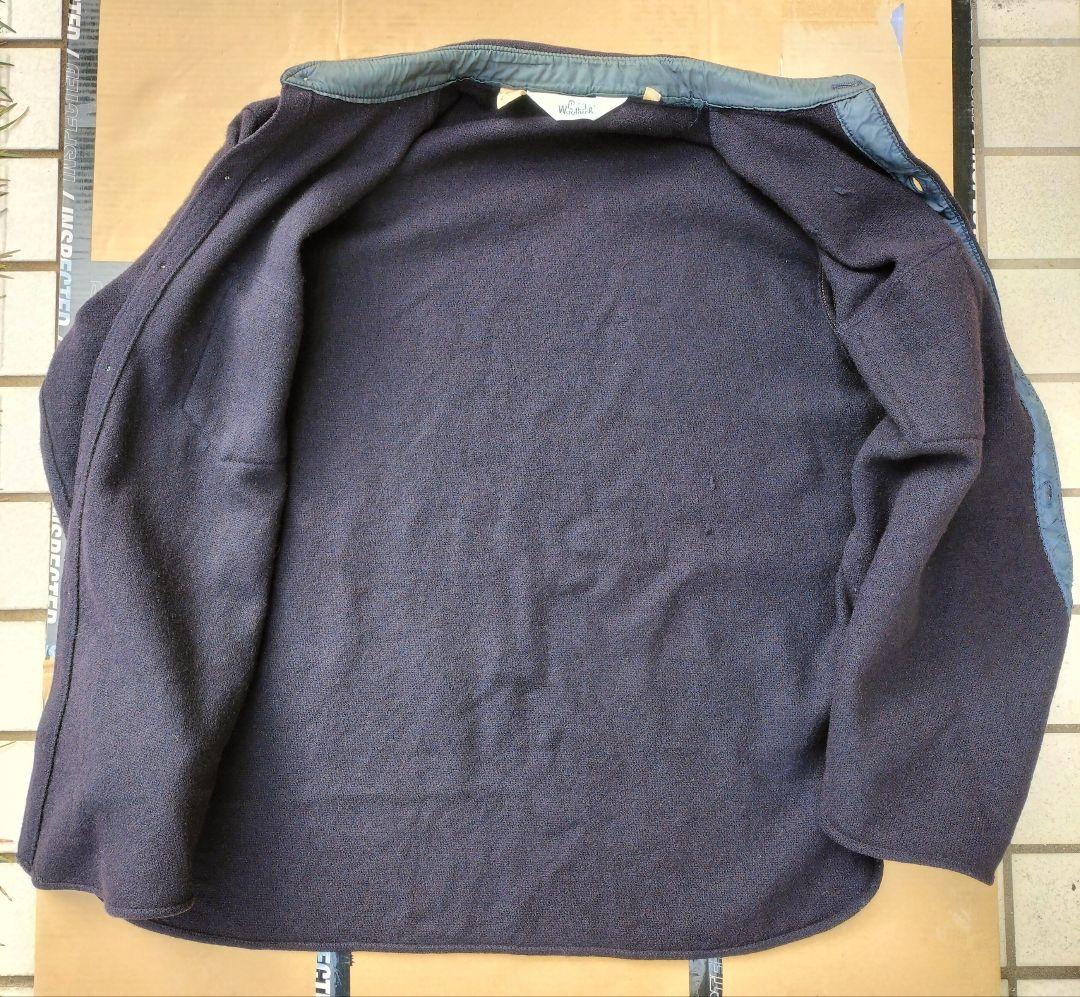 70s USA製 Woolrich ウールリッチ CPO シャツ XL NAVY