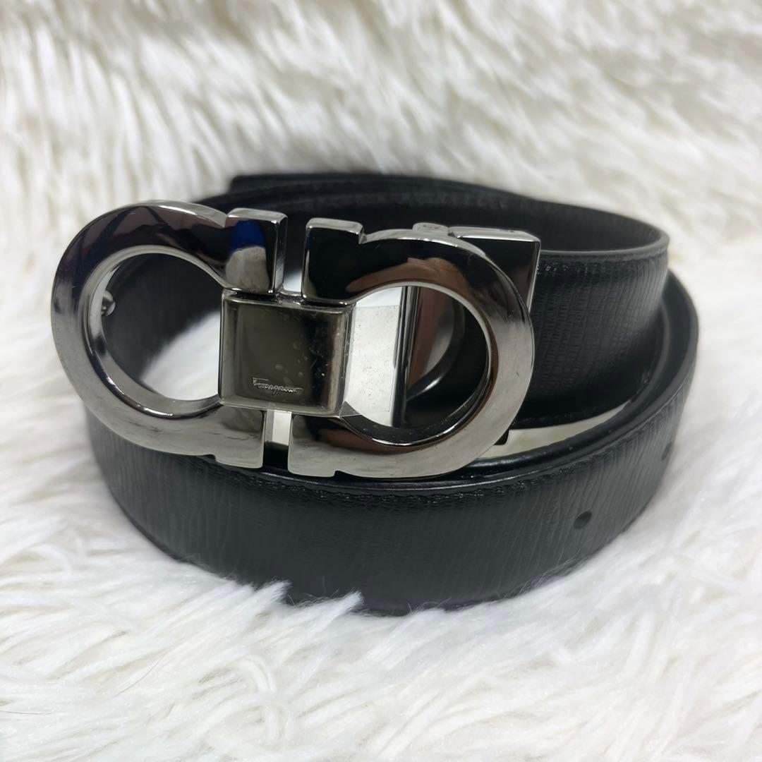 Salvatore Ferragamo フェラガモ ベルト ダブルガンチーニ - メルカリ