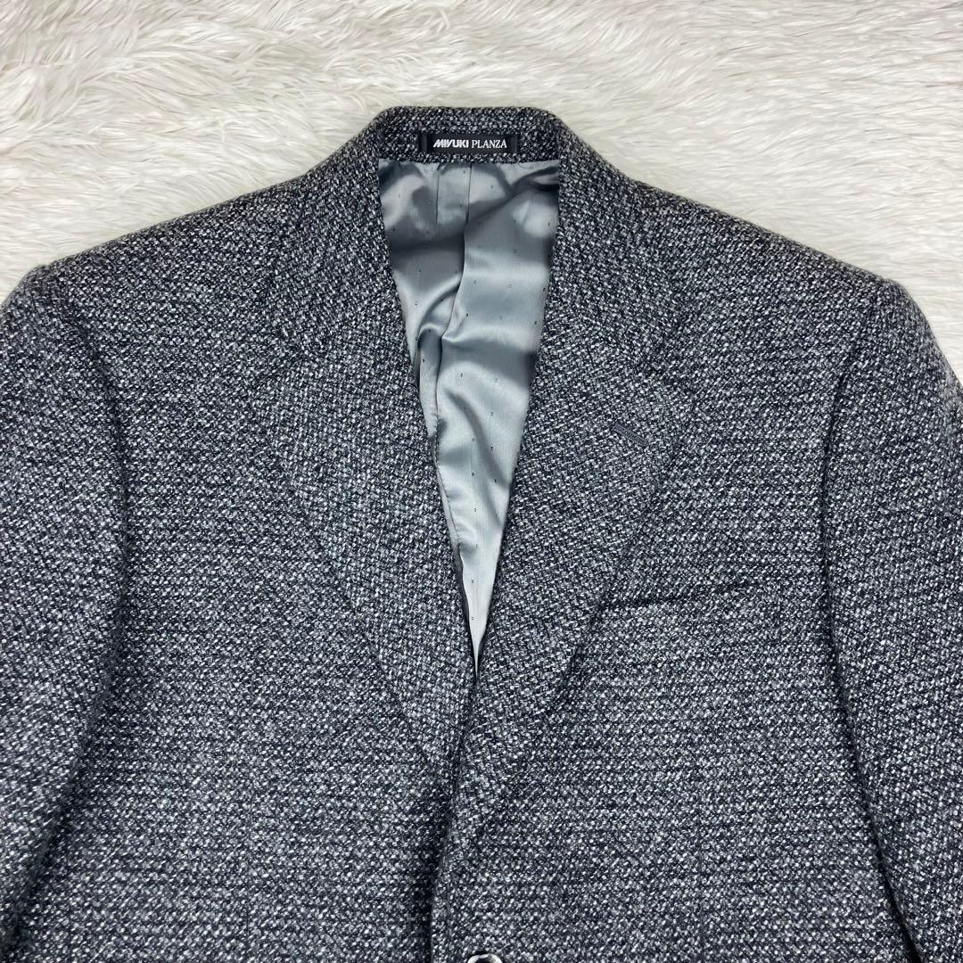 未使用】ミユキプランザ ツイード テーラードジャケット Mサイズ