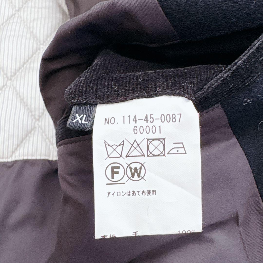 SHIPS スーパー140 ステンカラーコート キルティング サイズXL