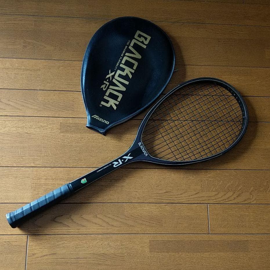 ミズノ ブラックジャック 軟式テニスラケット X-R カバー付 - メルカリ