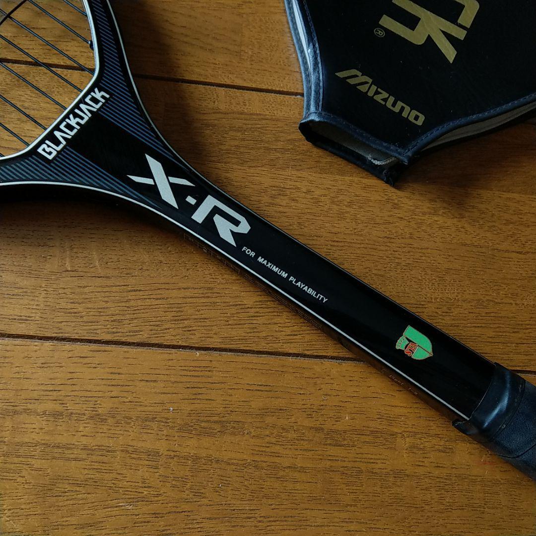 ミズノ ブラックジャック 軟式テニスラケット X-R カバー付 - メルカリ
