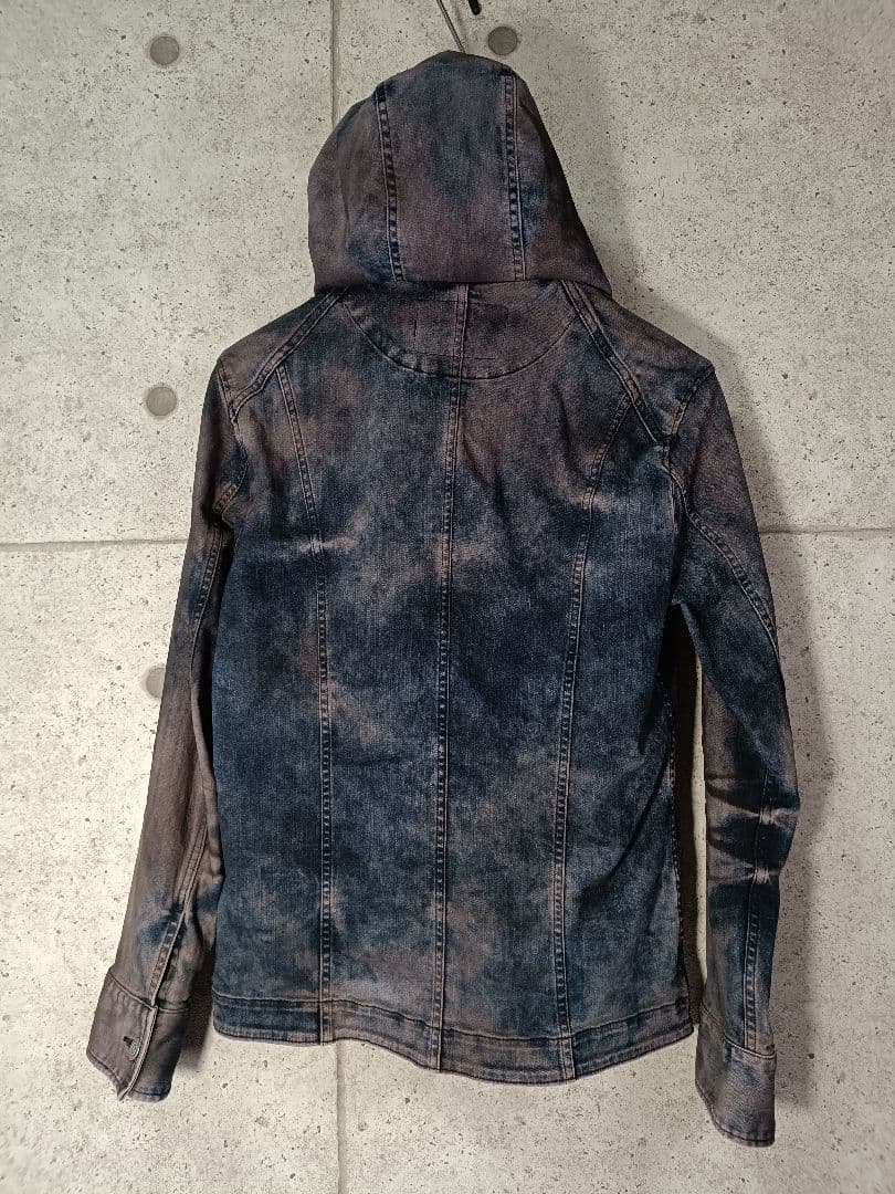 JULIUS好きな方に！ グラデーション ストレッチデニムジャケット 未使用品