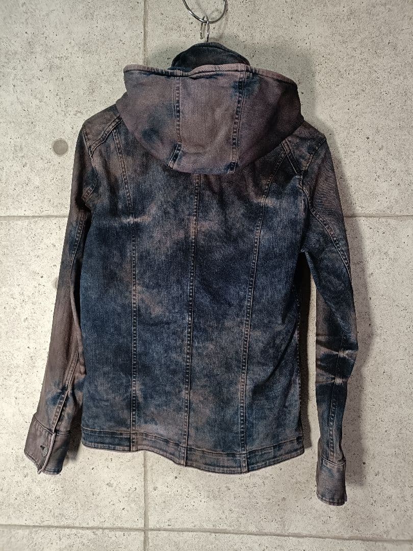 JULIUS好きな方に！ グラデーション ストレッチデニムジャケット 未使用品