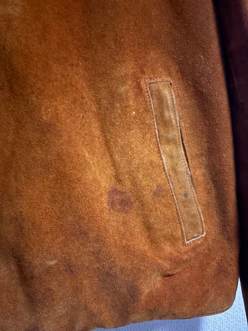 50s LEVIS スウェード レザー ボア ジャケット ショートホーン