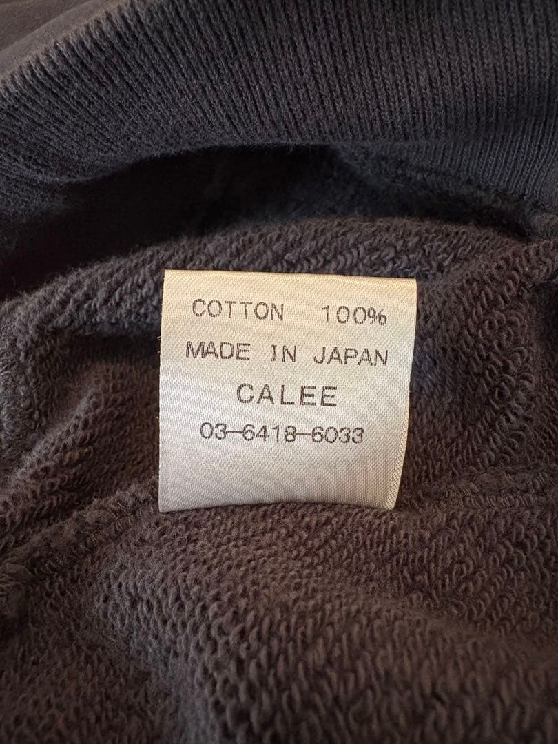 CALEE スウェット　Lサイズ