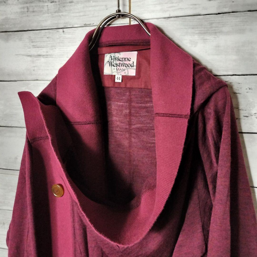 ヴィヴィアンウエストウッドマン マントカーディガン 変形 ウールアクリル