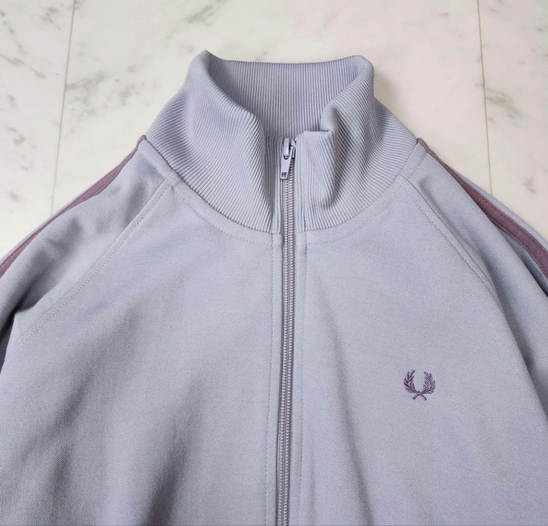 フレッドペリー トラックジャケット 月桂樹 薄紫 ポルトガル製 Lサイズ