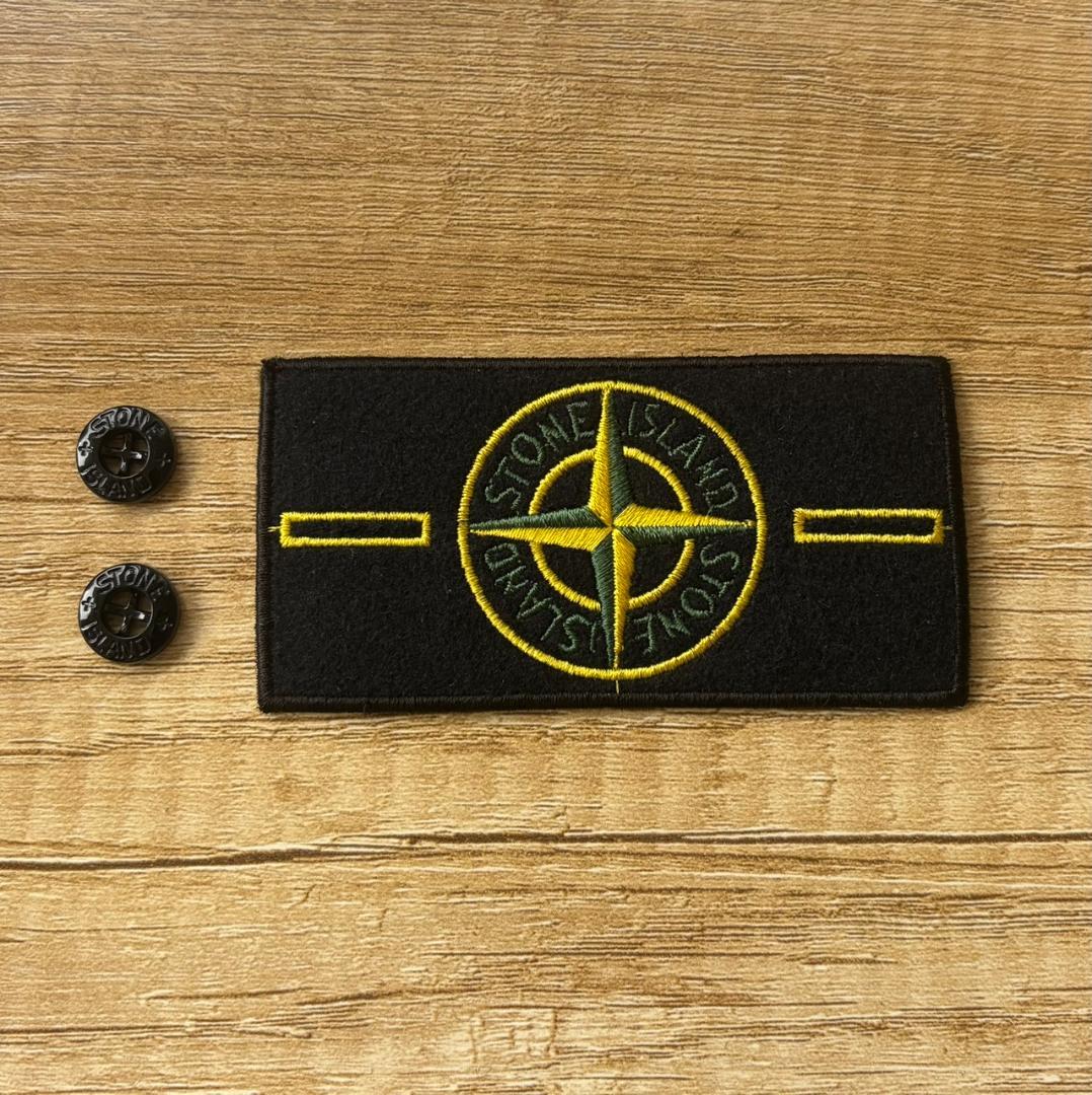 stone island ストーンアイランド ワッペン ボタン - メルカリ
