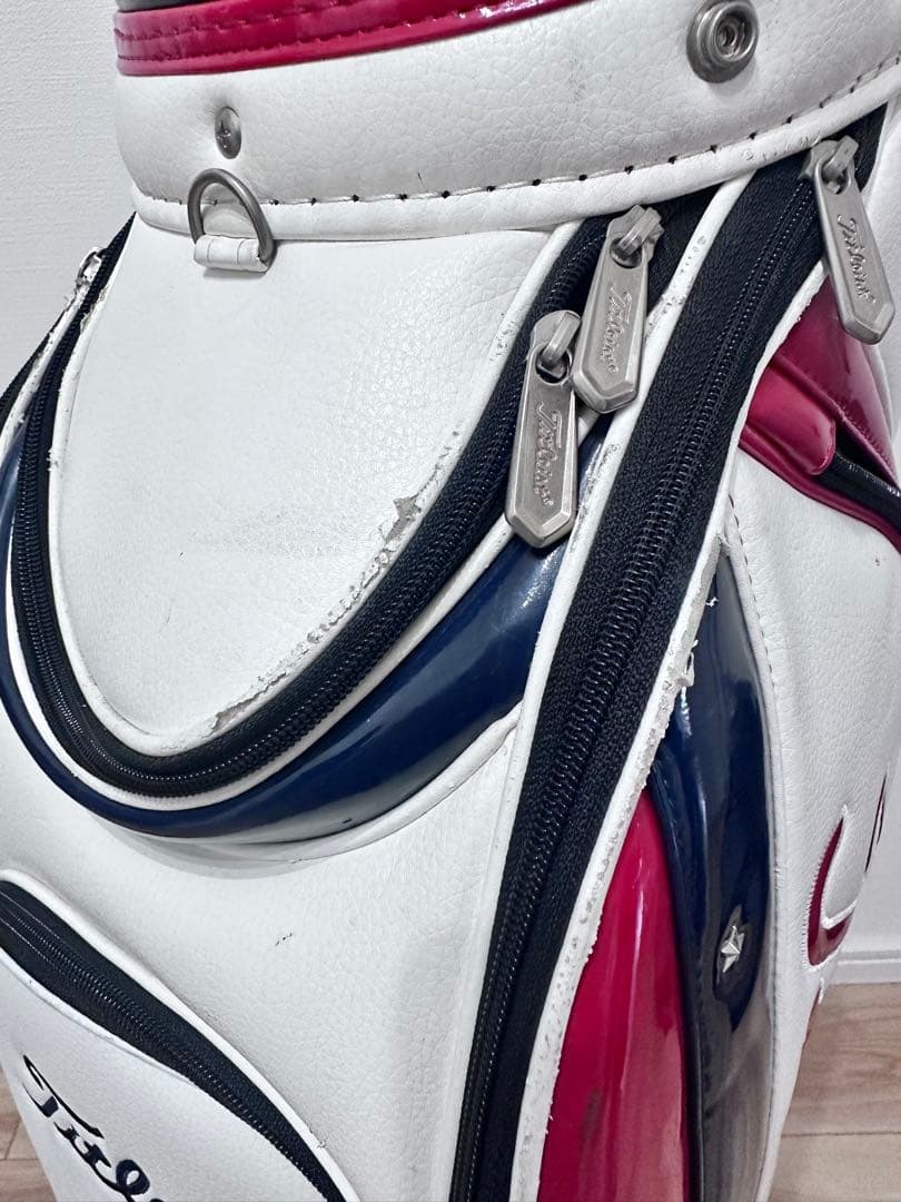 Titleist キャディバッグ ホワイト レッド