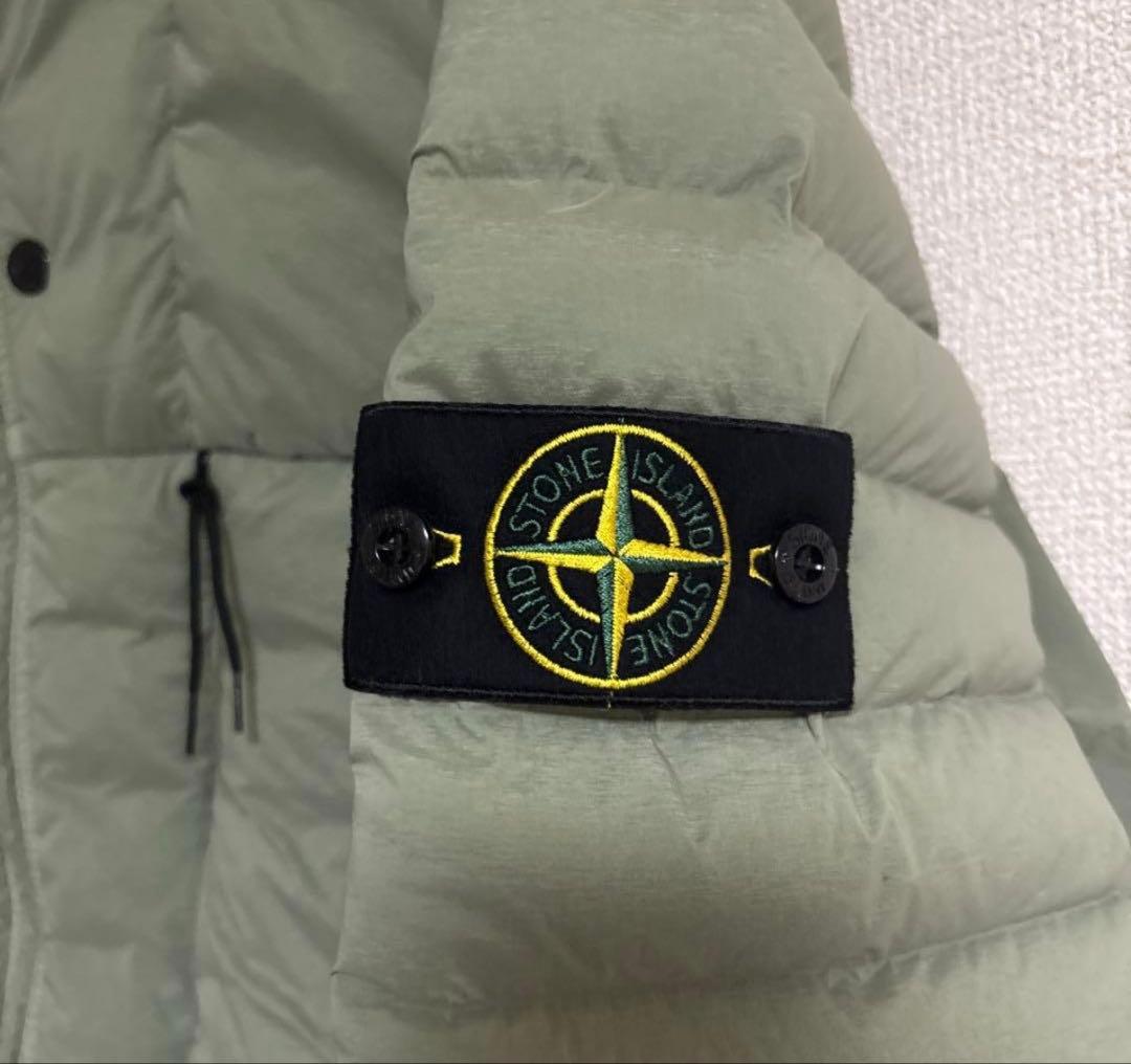 Stone  グリーンダウンジャケット Mサイズ
