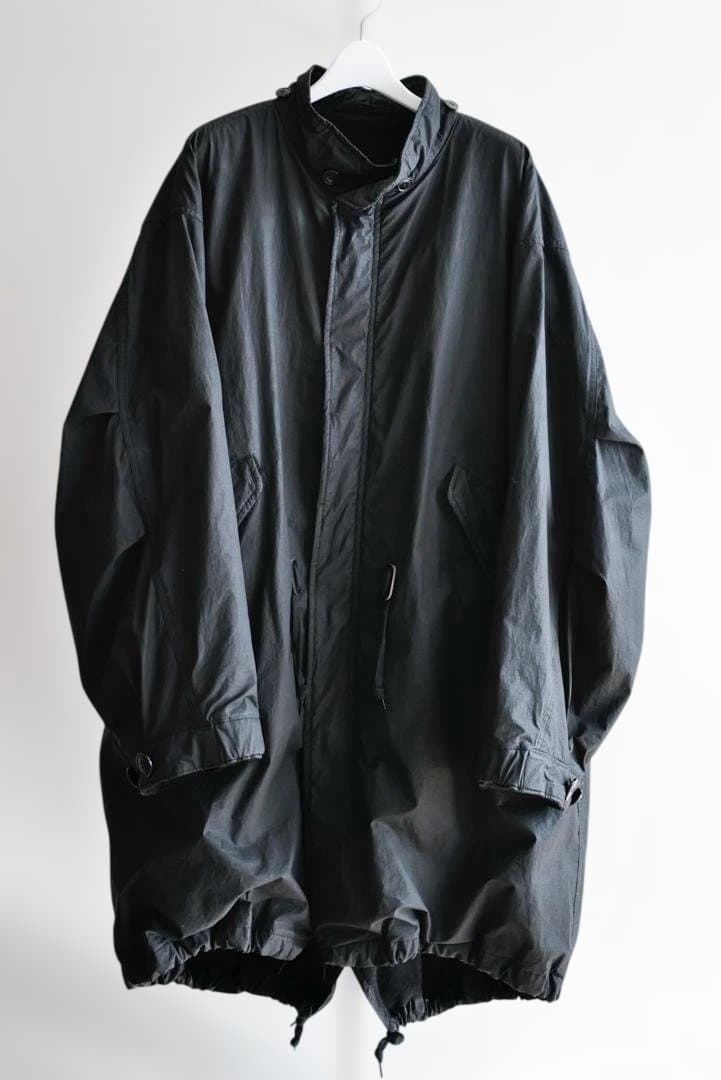 COMOLI 25AW コットンナイロン ミリタリーフーデッドコート SIze1