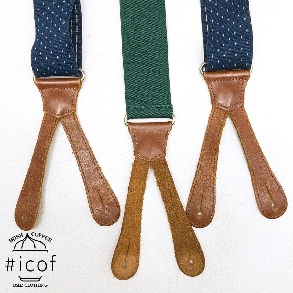 POLO by Ralph Lauren ブレイシーズ ボタン 紺 緑 a122