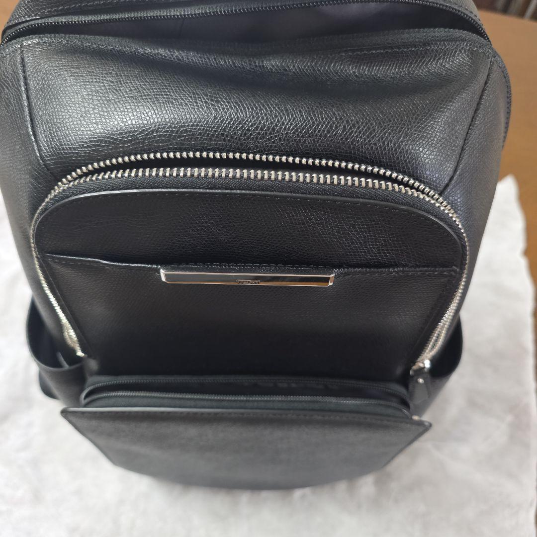 オガさん専用】TUMIブラックレザーバックパック