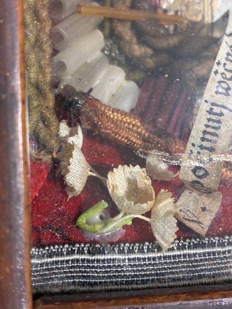 聖遺物 レリクアリー アンティーク装飾フレーム フランス ブロカント 宗教