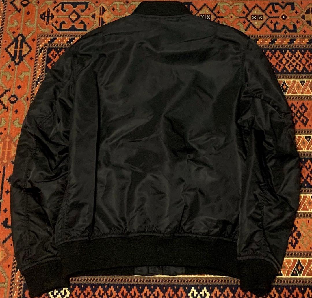 ポロラルフローレンMA-1フライトジャケット ブラック50s 60s y2k