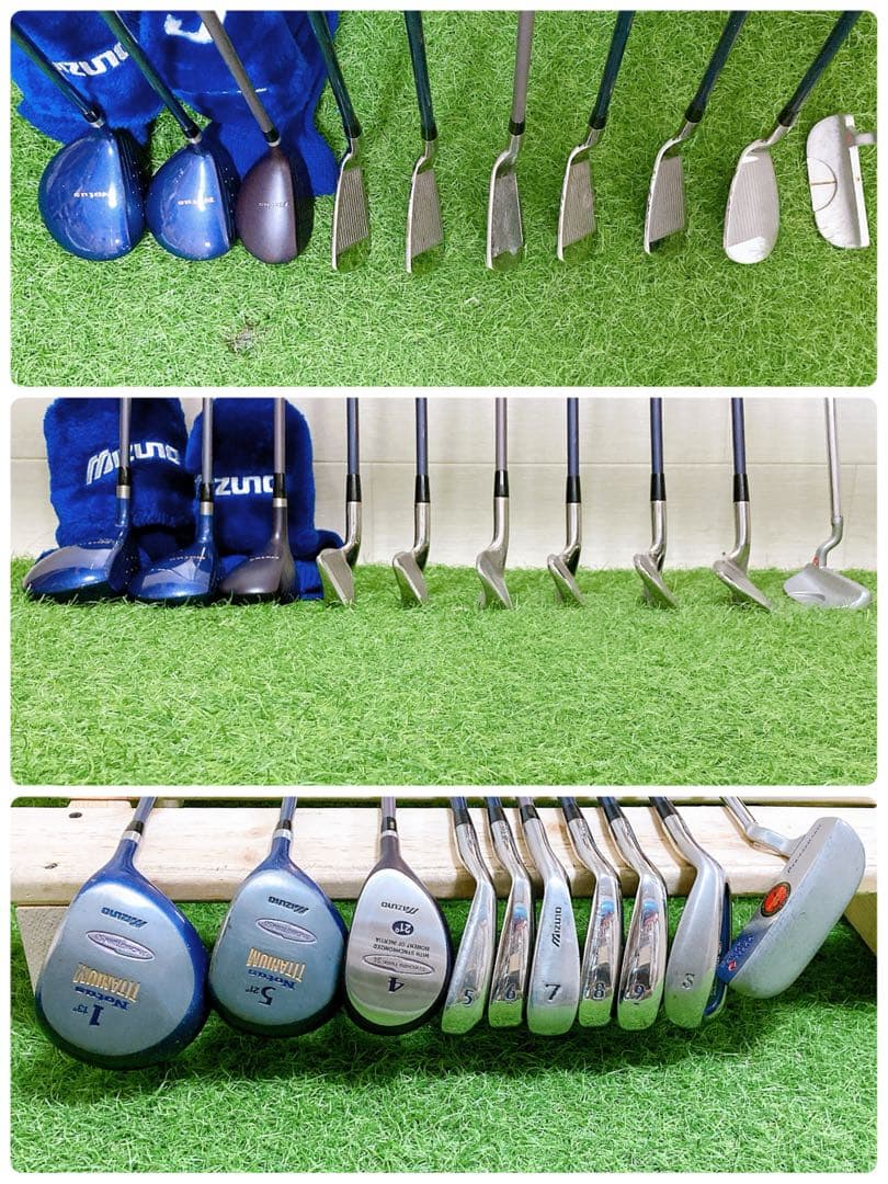 2 ミズノ　初心者オススメ　ゴルフクラブセット　レディース　FLEX L